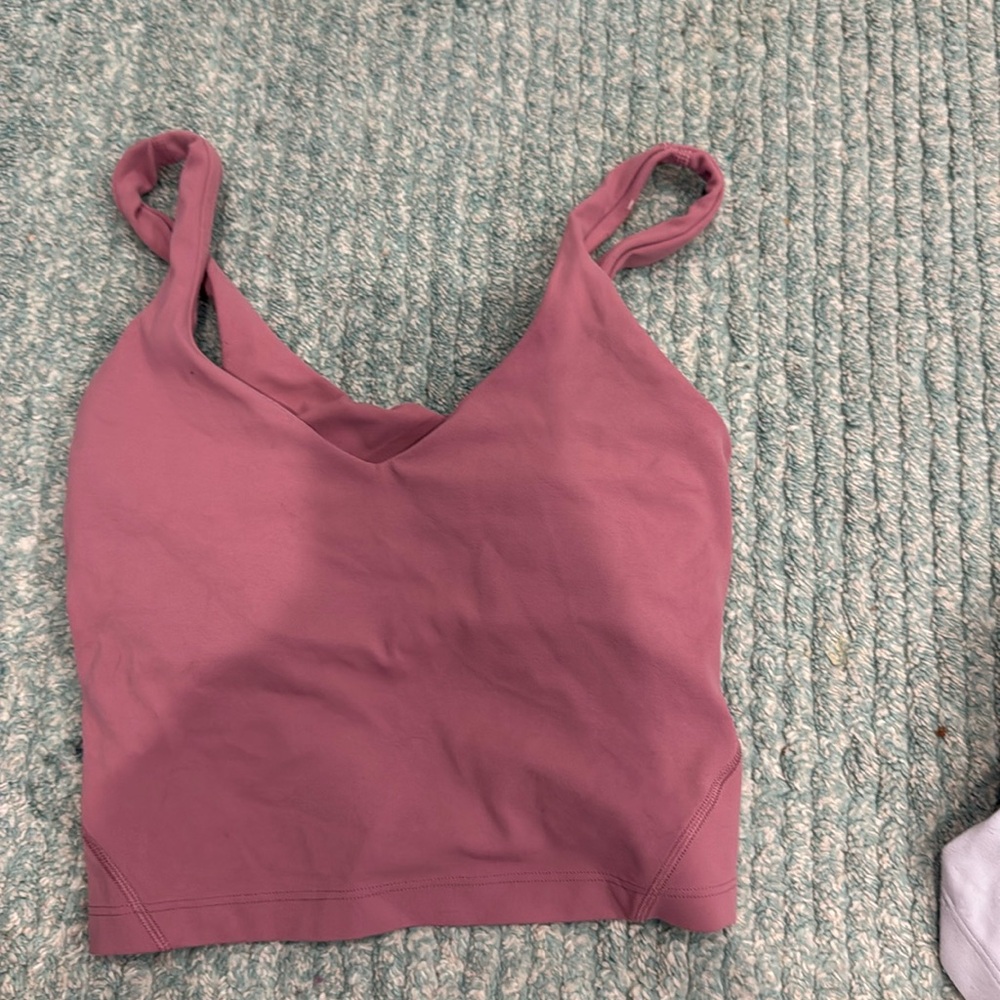 purple align tank lululemon
